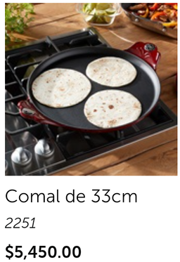 Comal de 33cm