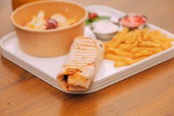 Pick & Roll | Chicken Wrap + Fries