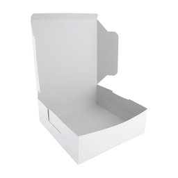 372 CAKE BOX 16X16X4 WHITE -CB16 