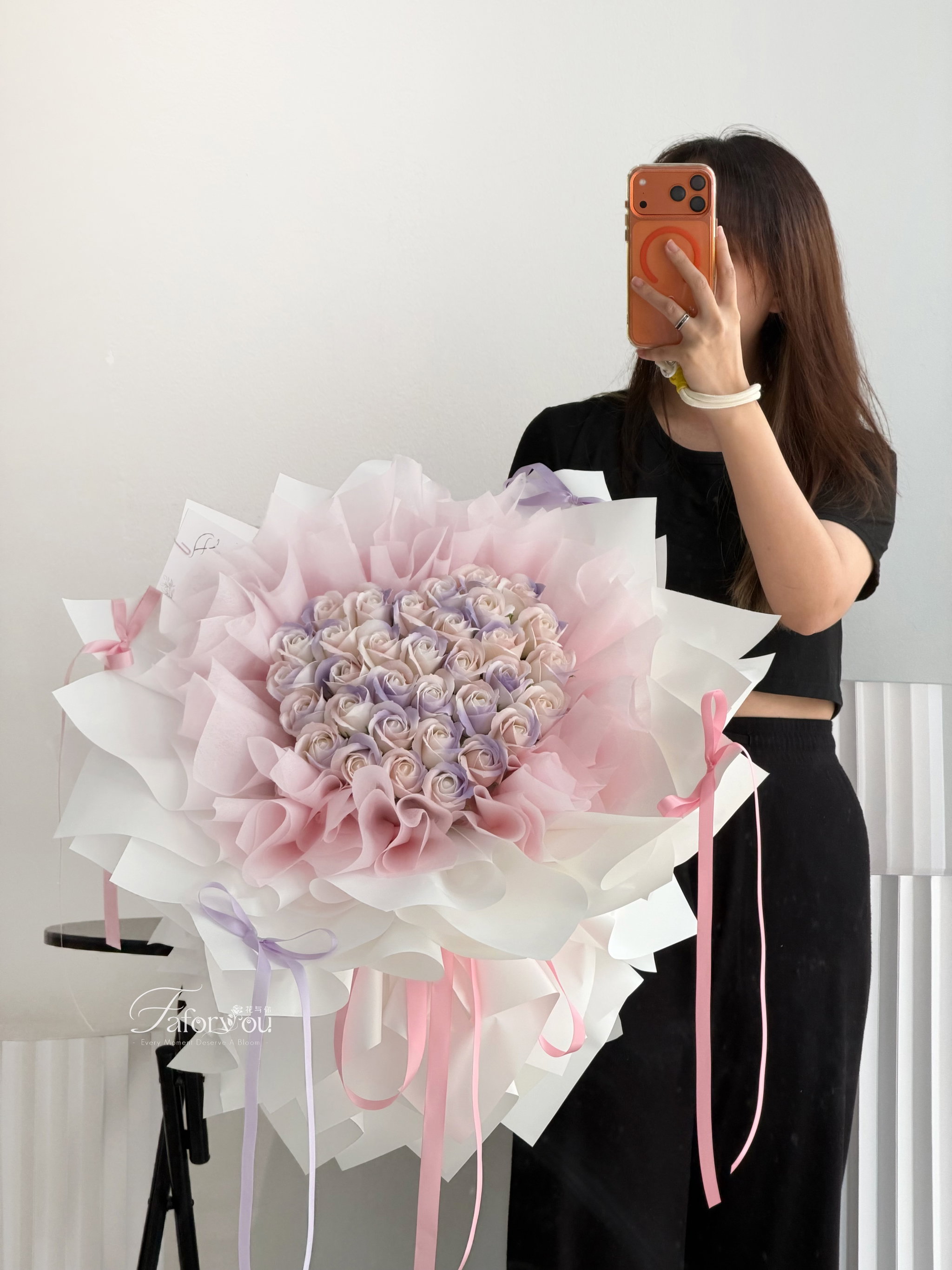 33 Stalk Soap Rose Bouquet _0
