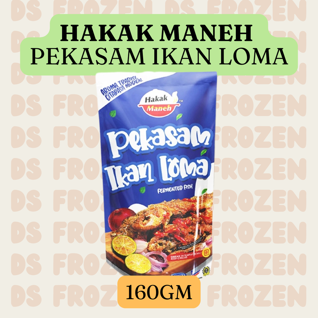 HAKAK MANEH PEKASAM IKAN LOMA 160GM