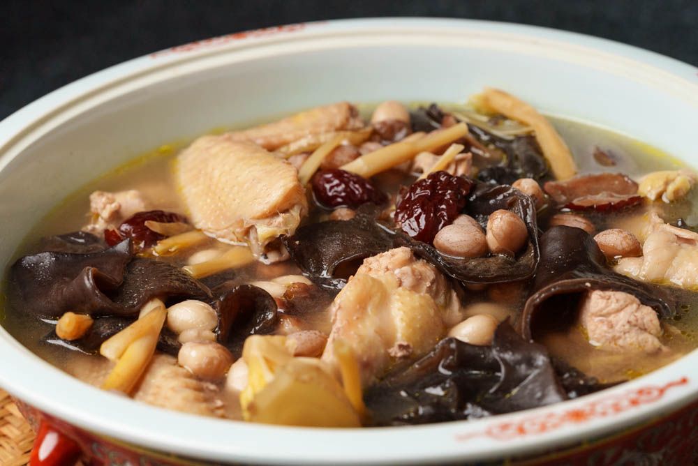 SOUP | Drunken Chicken Soup with Funguses, Ginger & Whisky_0