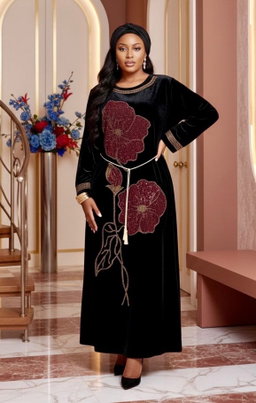 Robe velour 1