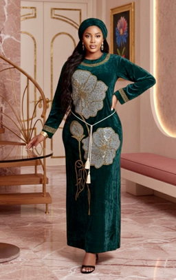 Robe velour 1