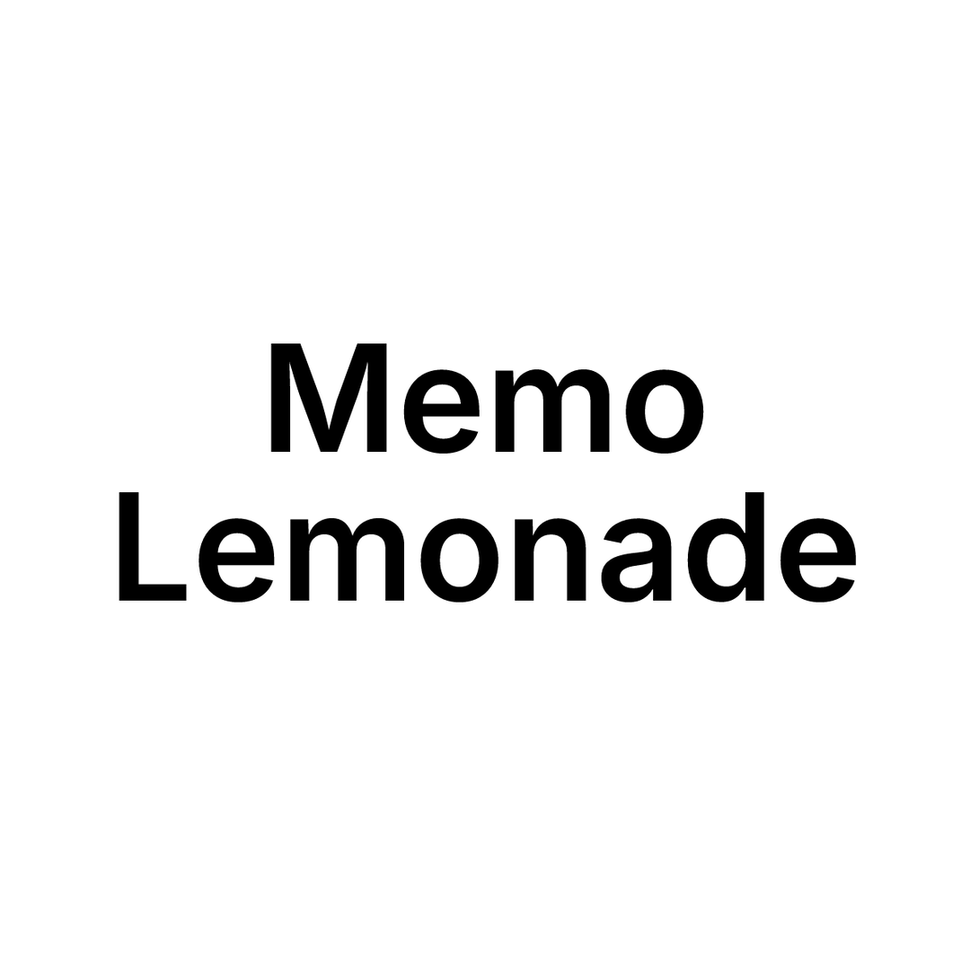 Citronnade Memo