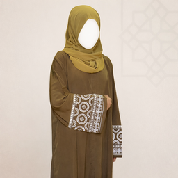 Embroidery abaya