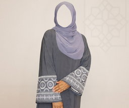 Embroidery abaya