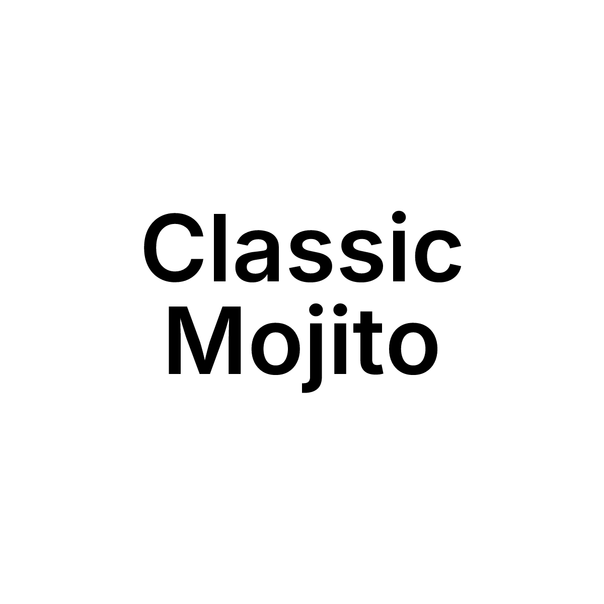 Classic Mojito_0