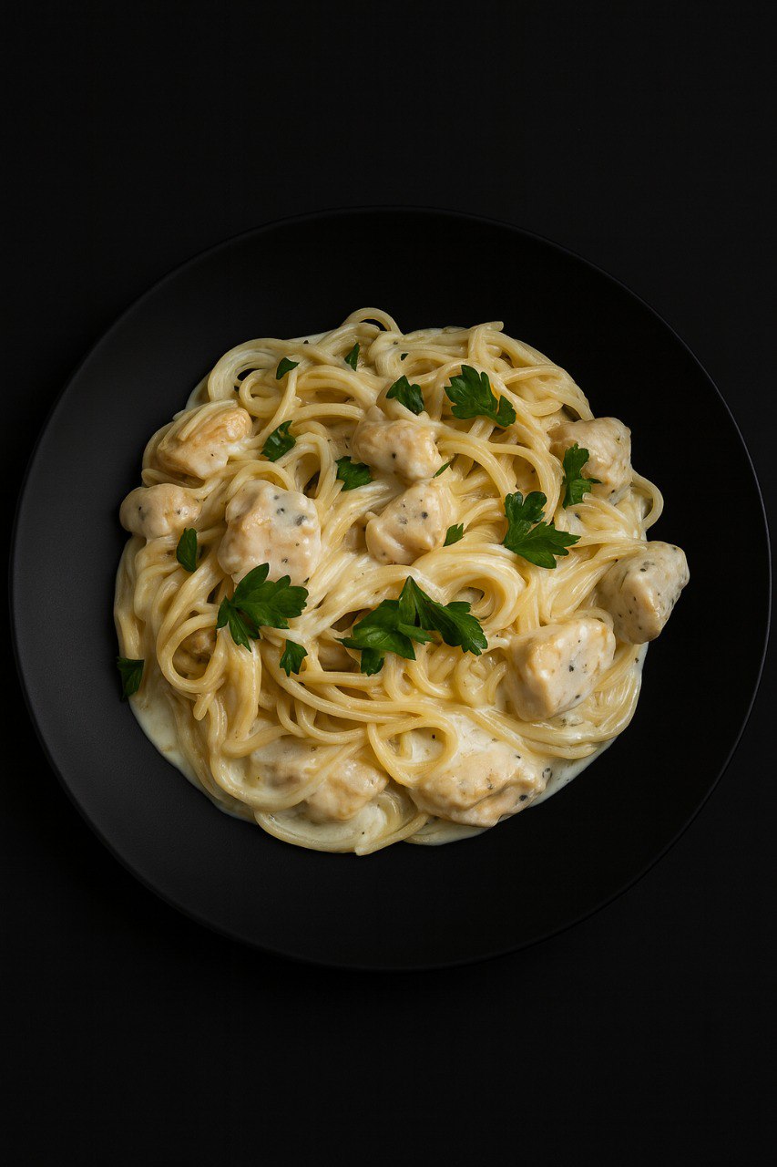 Pasta Alfredo con pollo_0