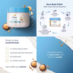 Dove body scrub