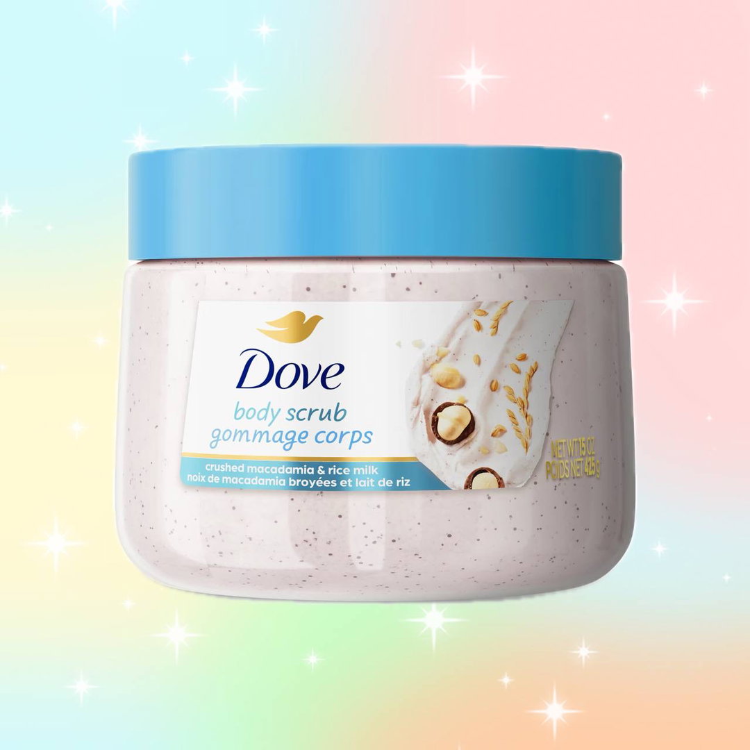 Dove body scrub