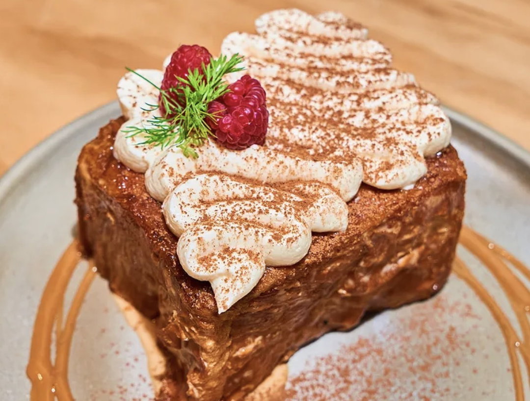 Pan francés tiramisú.
