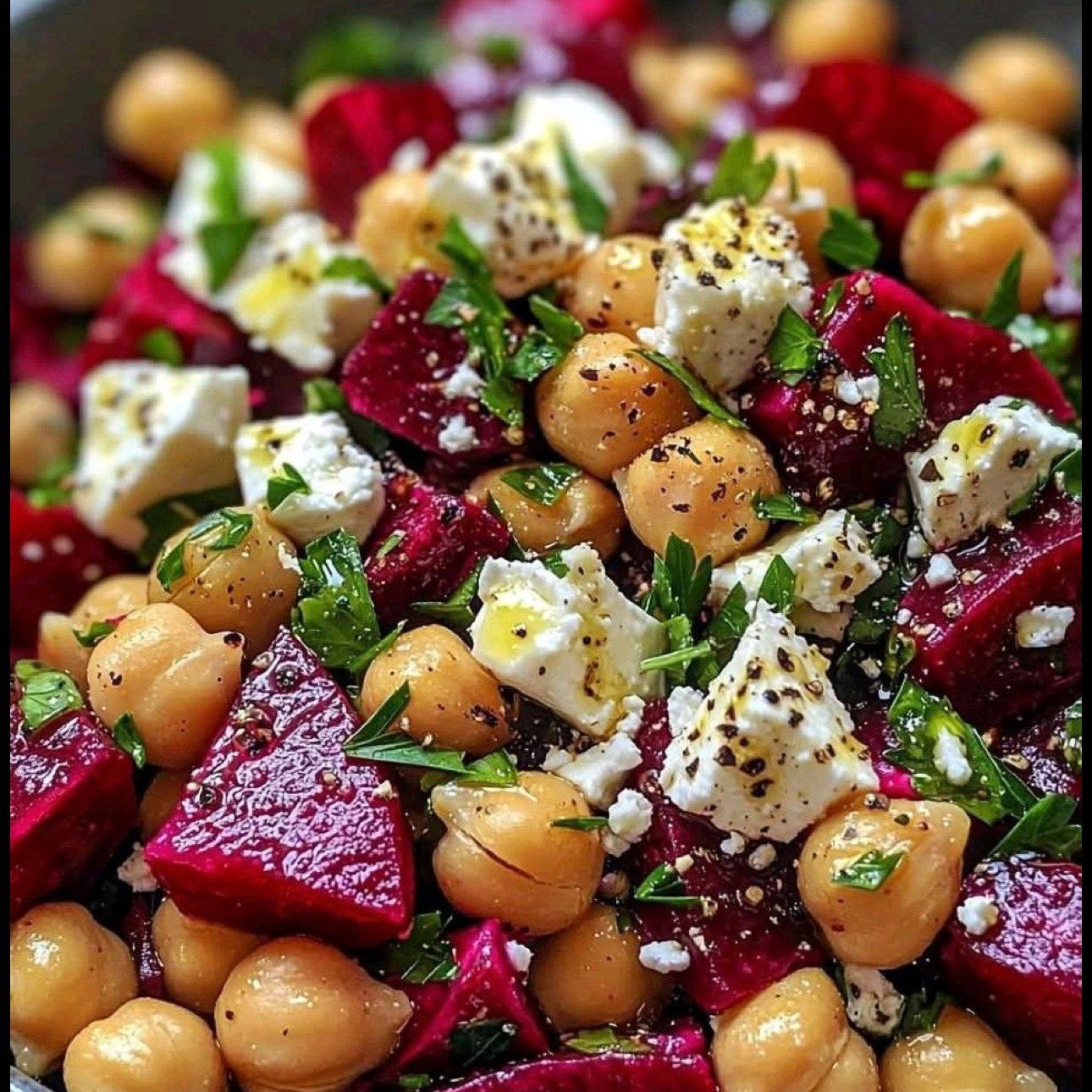 Warm Chick Pea Salad