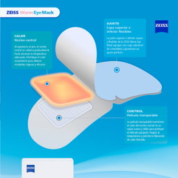 ZEISS Warm Eye Mask - Alivio para Ojos Secos y Cansados - Individual o Caja