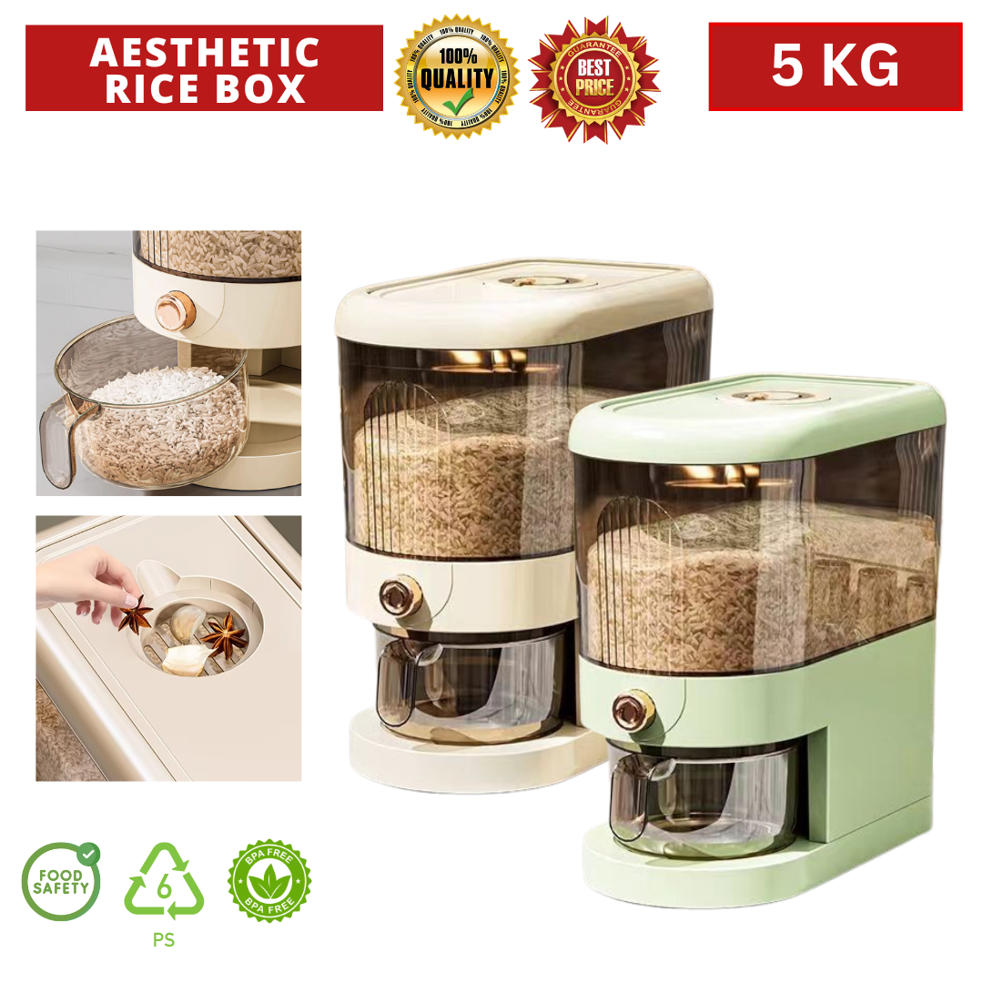 AESTHETIC MUJI RICE BOX (BEKAS BERAS)
