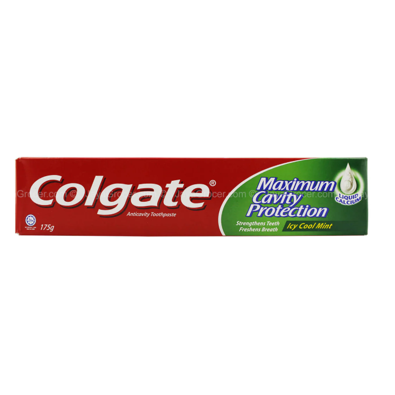 Colgate Maximum Cavity Protection Icy Cool Mint Toothpaste 175g