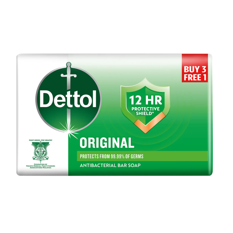 Dettol JUMP Body Soap Original 100g x 4_0