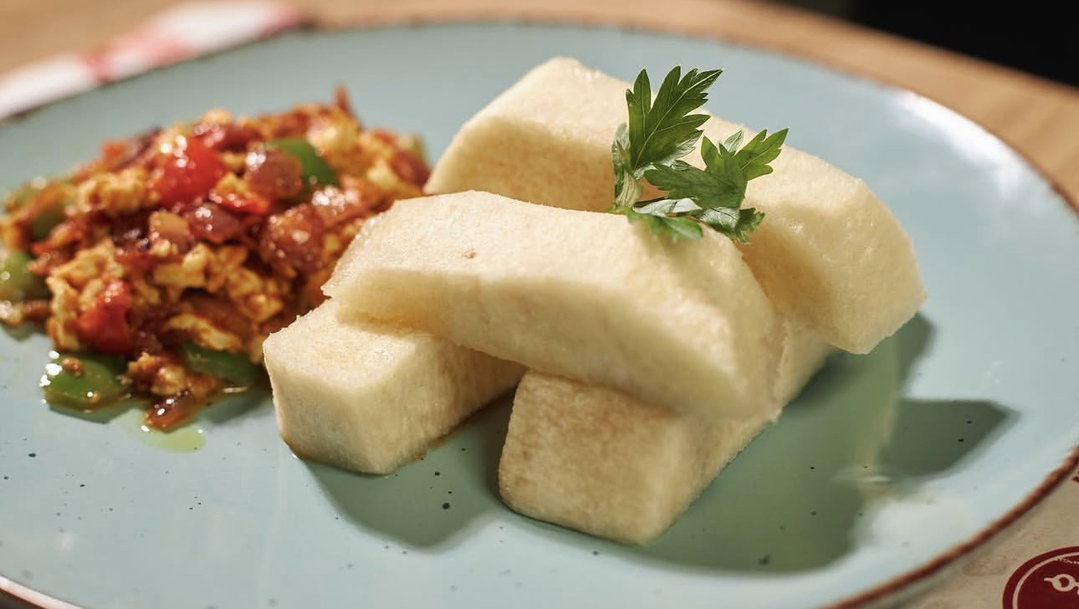 Yam & Egg Sauce