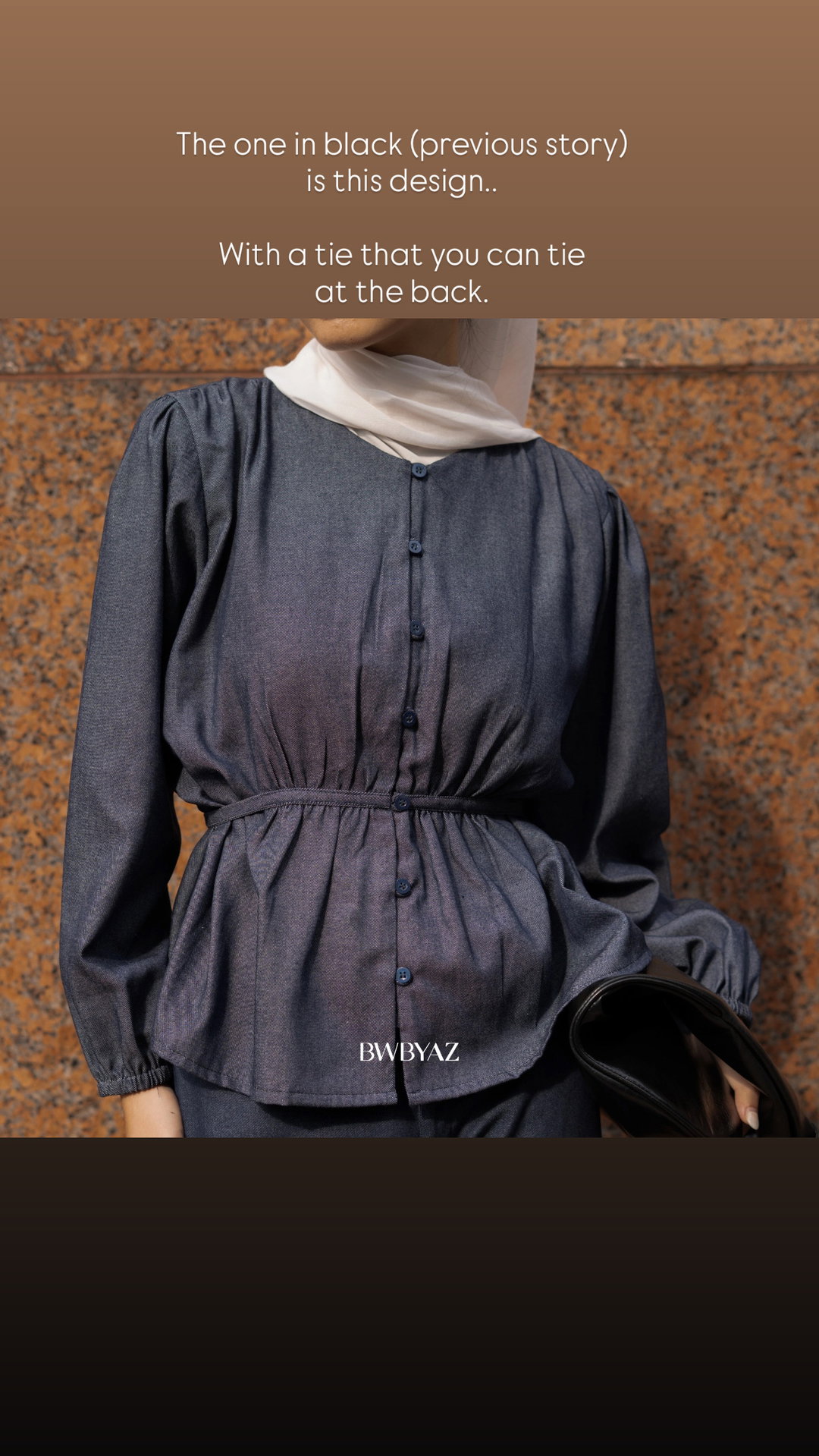 BWBYAZ Puffy Tie Top