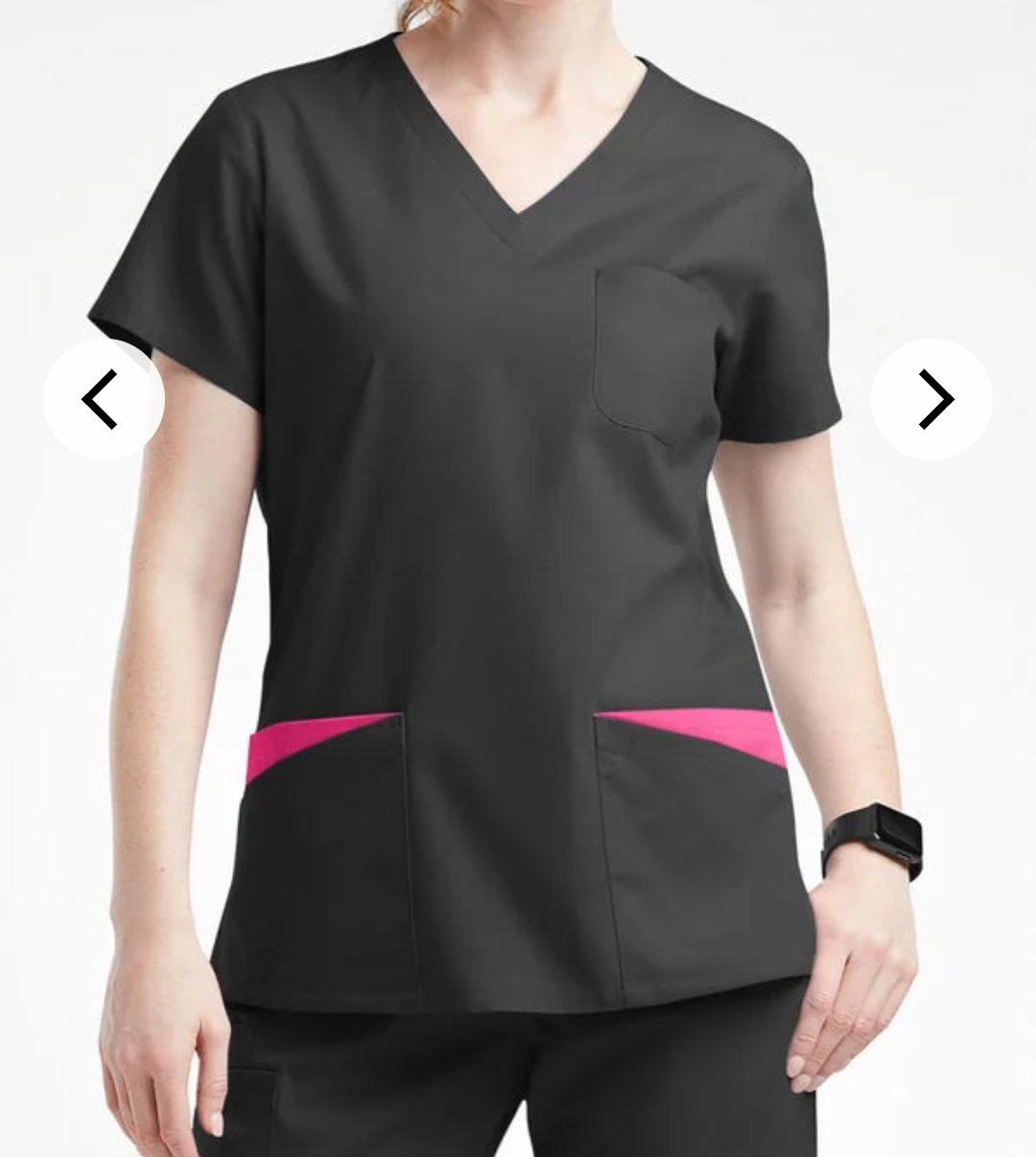 Black/Fuschia Top Buttersoft_0