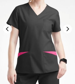 Black/Fuschia Top Buttersoft