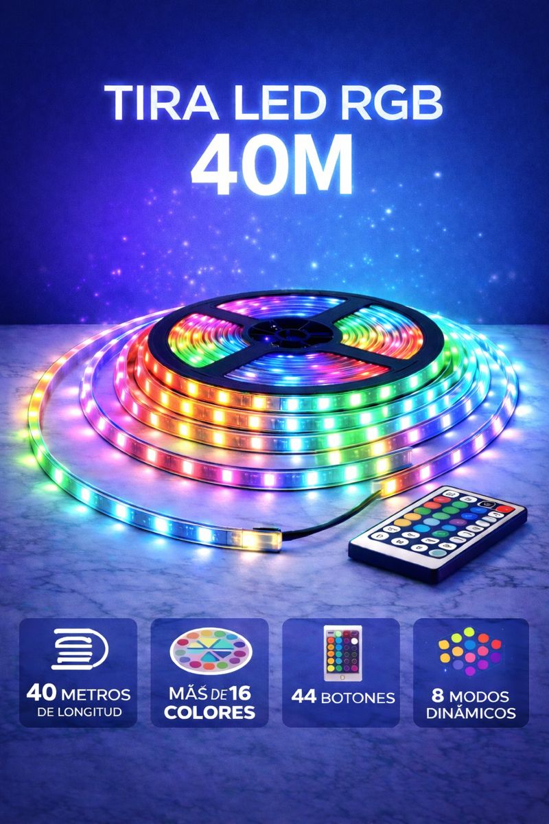 Luces led 40m