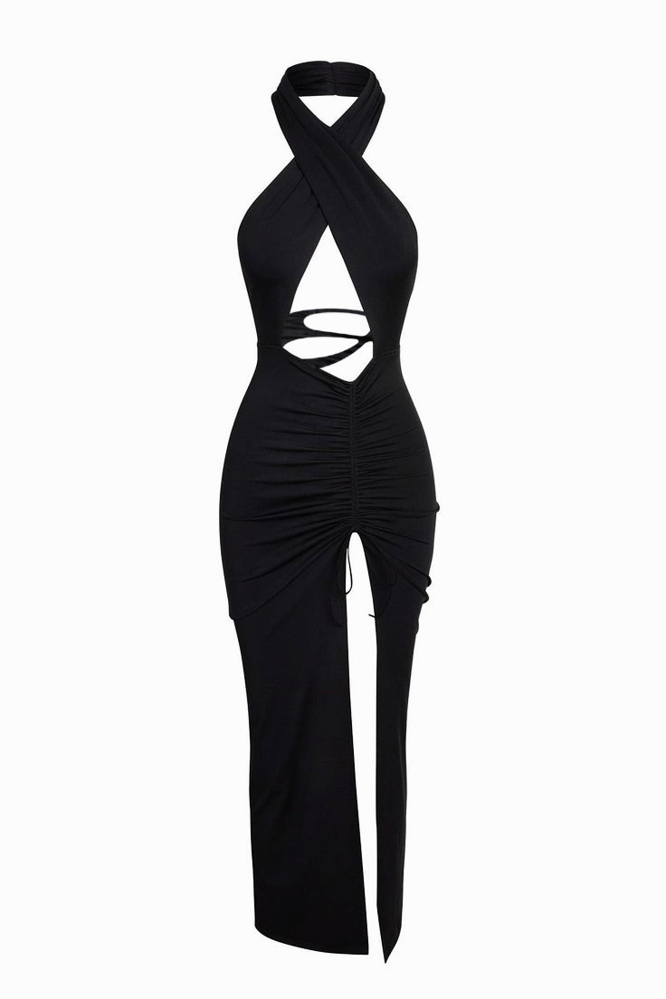 Black Cut Out Dress