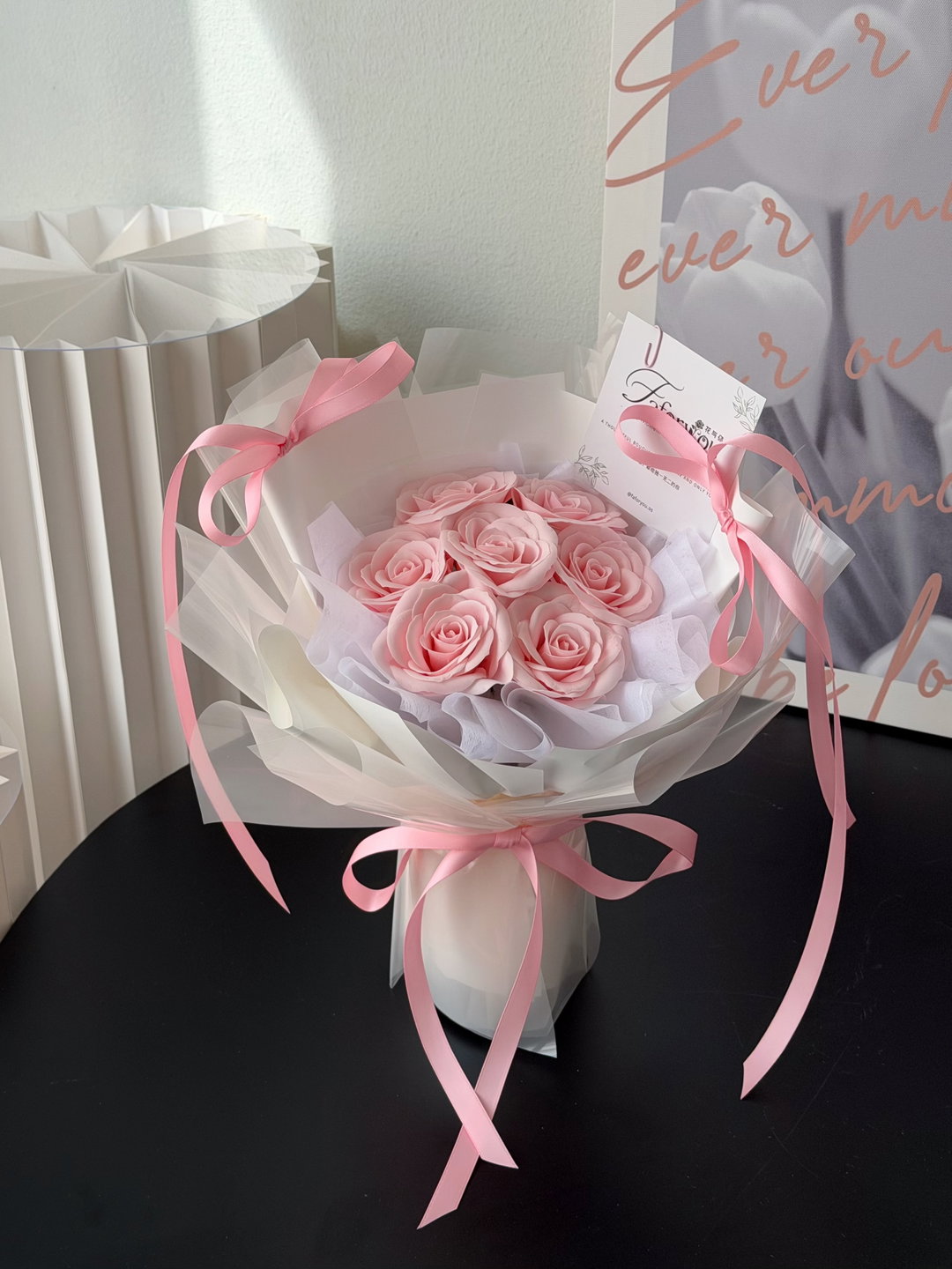 7 Stalk Awakening Soap Rose Bouquet