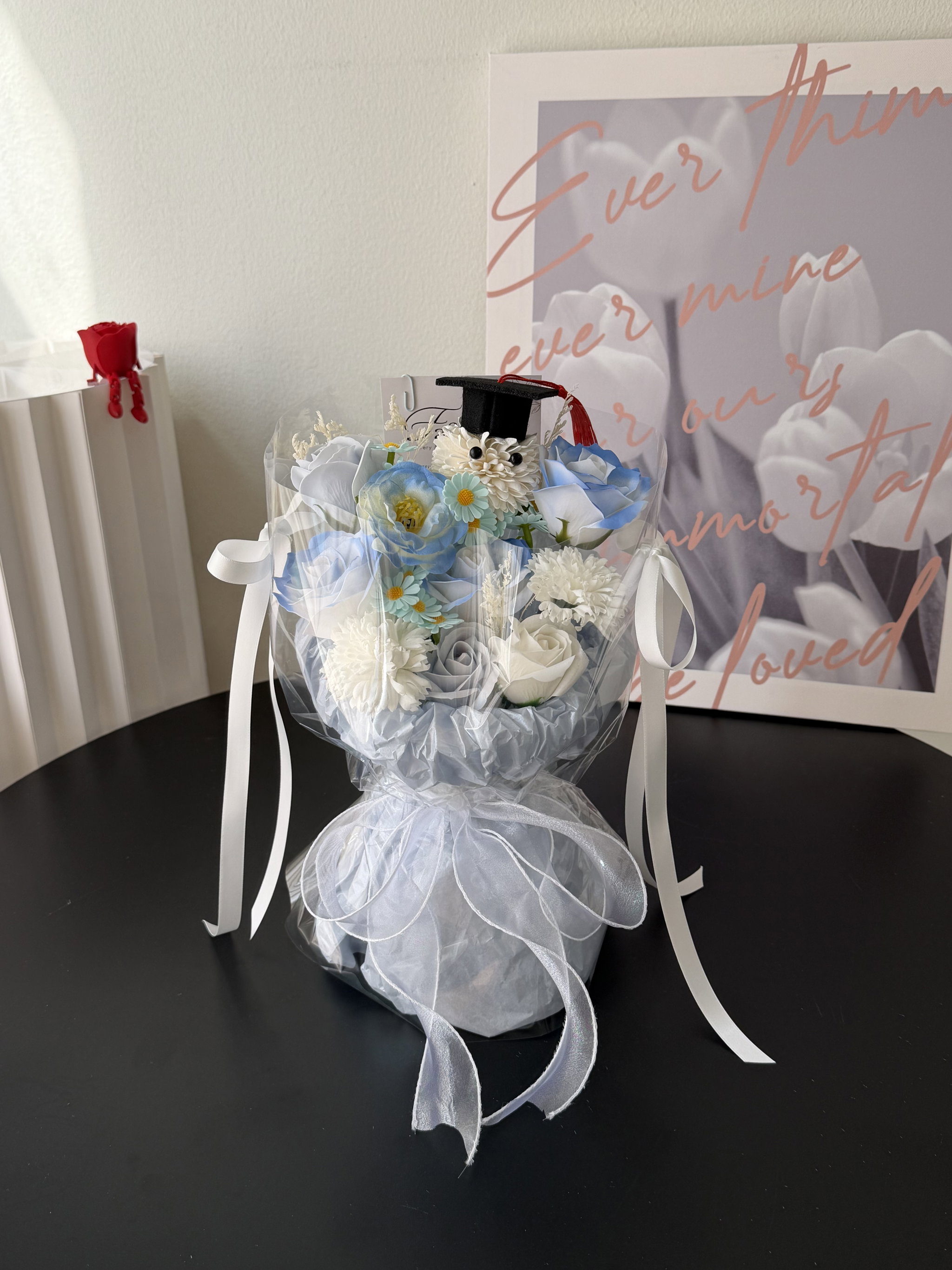 (GP024) Graduation Ping Pong Mixed Transparent Bouquet_4