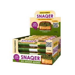 SF SNAQER Glazed bar, Peanuts Pistachio & Kunafa