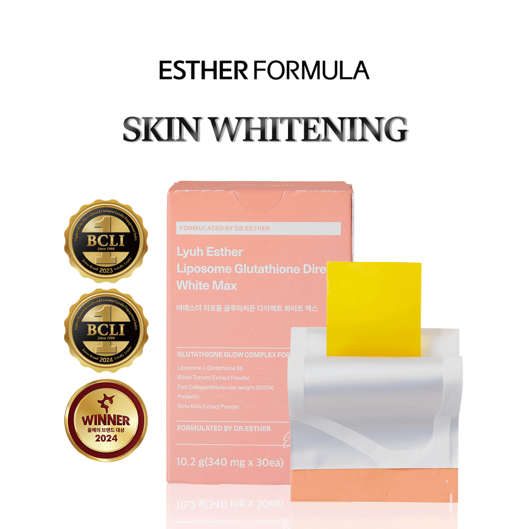 LYUH ESTHER Bandes Oro-Dissolubles Liposome Glutathione Direct – White Max