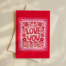 Love You Card (A5)
