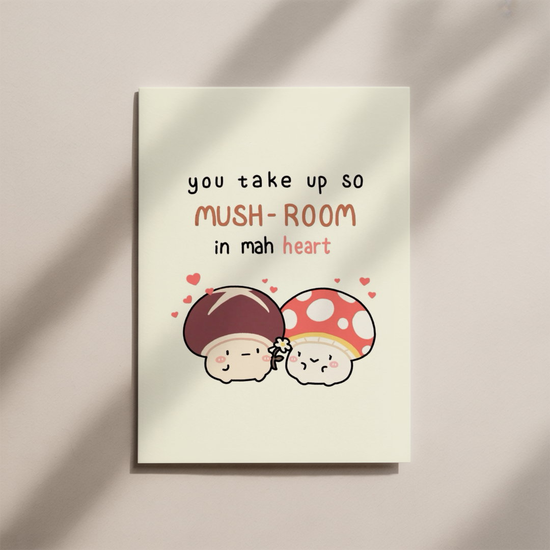 Mushroom Card (A5)