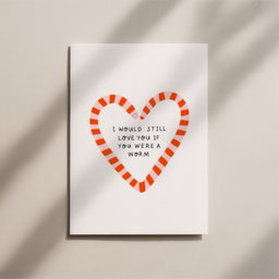 If You Were A Worm Card (A5)