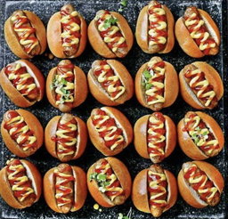 Chicken Sausage, Ketchup  HOT DOG
