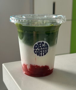 Iced Strawberry Matcha Latte