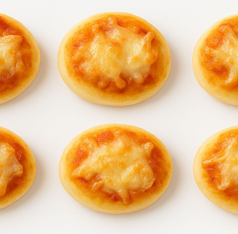 MINI PIZZA Mushroom, Camembert & Caramelised Onions