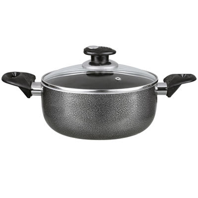 Brentwood BPS-207G 7-Piece Non-Stick Aluminum Cookware Set, Granite _4