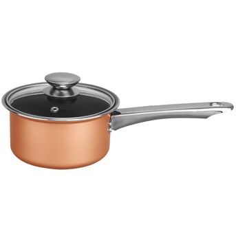 Brentwood 9 Piece Aluminum Non Stick Cookware Set in Copper_5