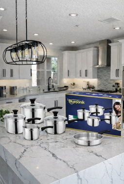 8pcs Stainless Steel Cookware Set