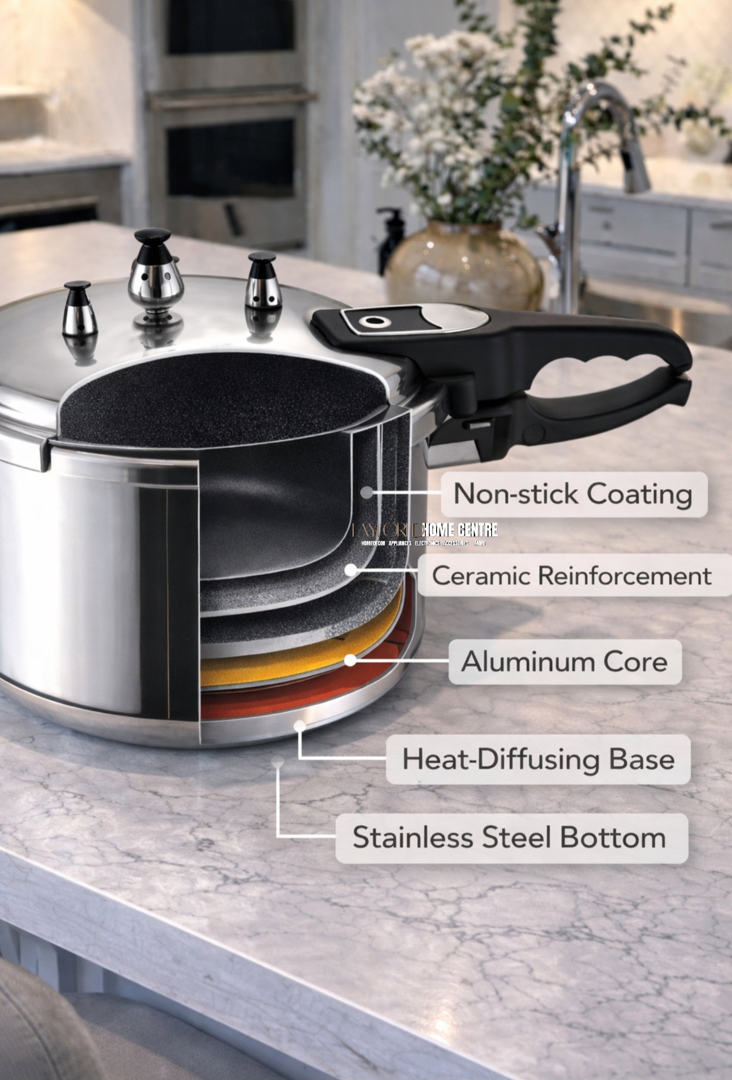 BRENTWOOD 5.5L ALUMINUM PRESSURE COOKER_2
