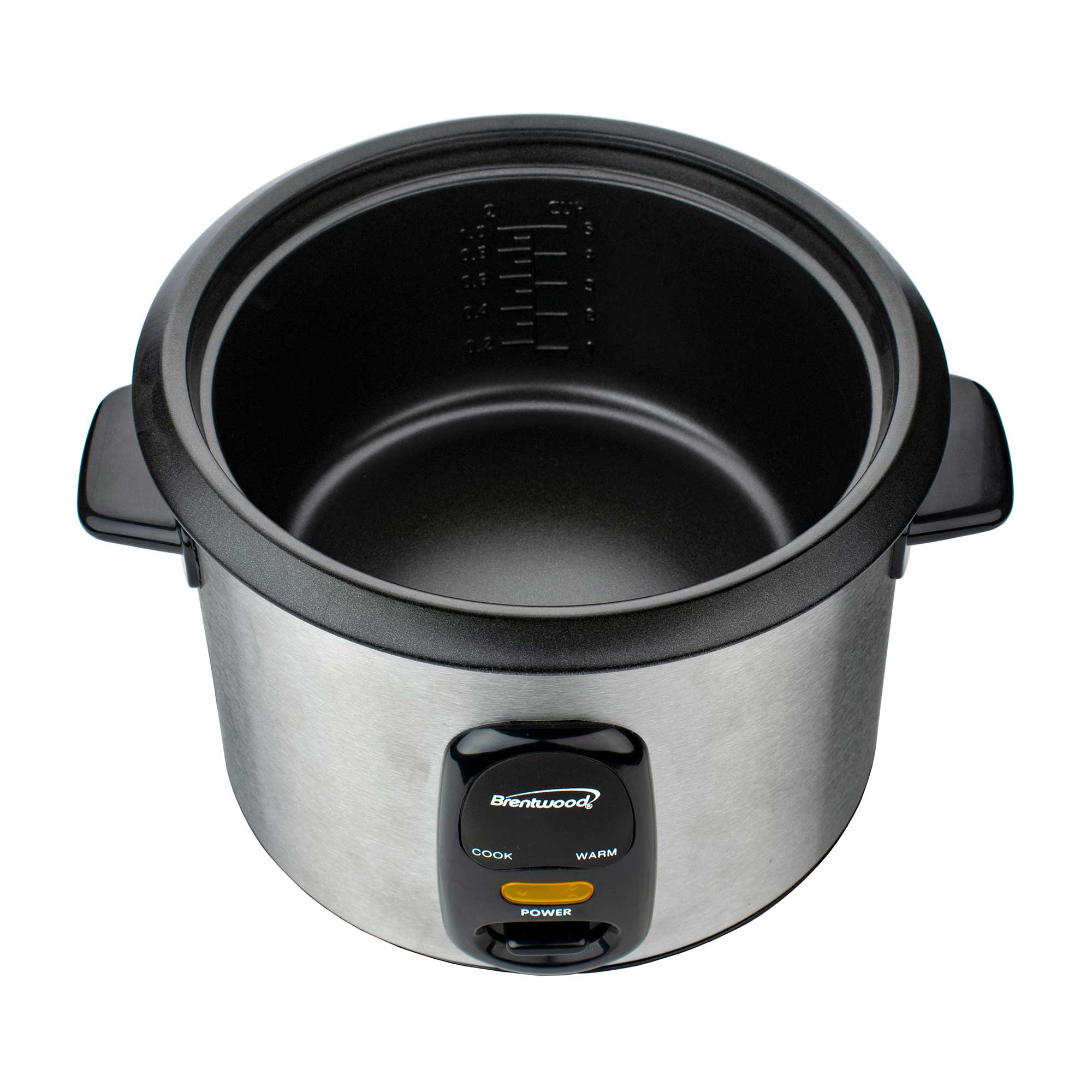 Brentwood TS-10 5-Cup Uncooked/10-Cup Cooked Rice Cooker, Stainless Steel_9