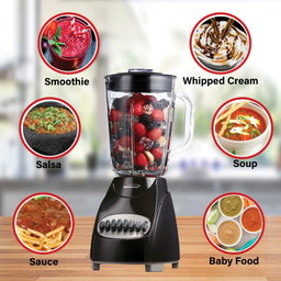Brentwood JB-220R 12-Speed + Pulse Blender