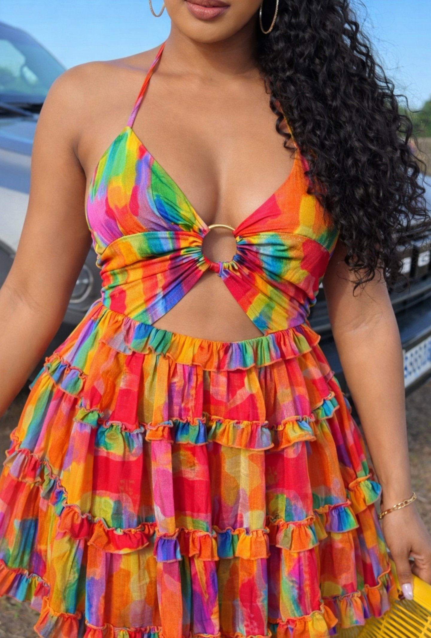 Resort, Beach, Brunch wear dress_1