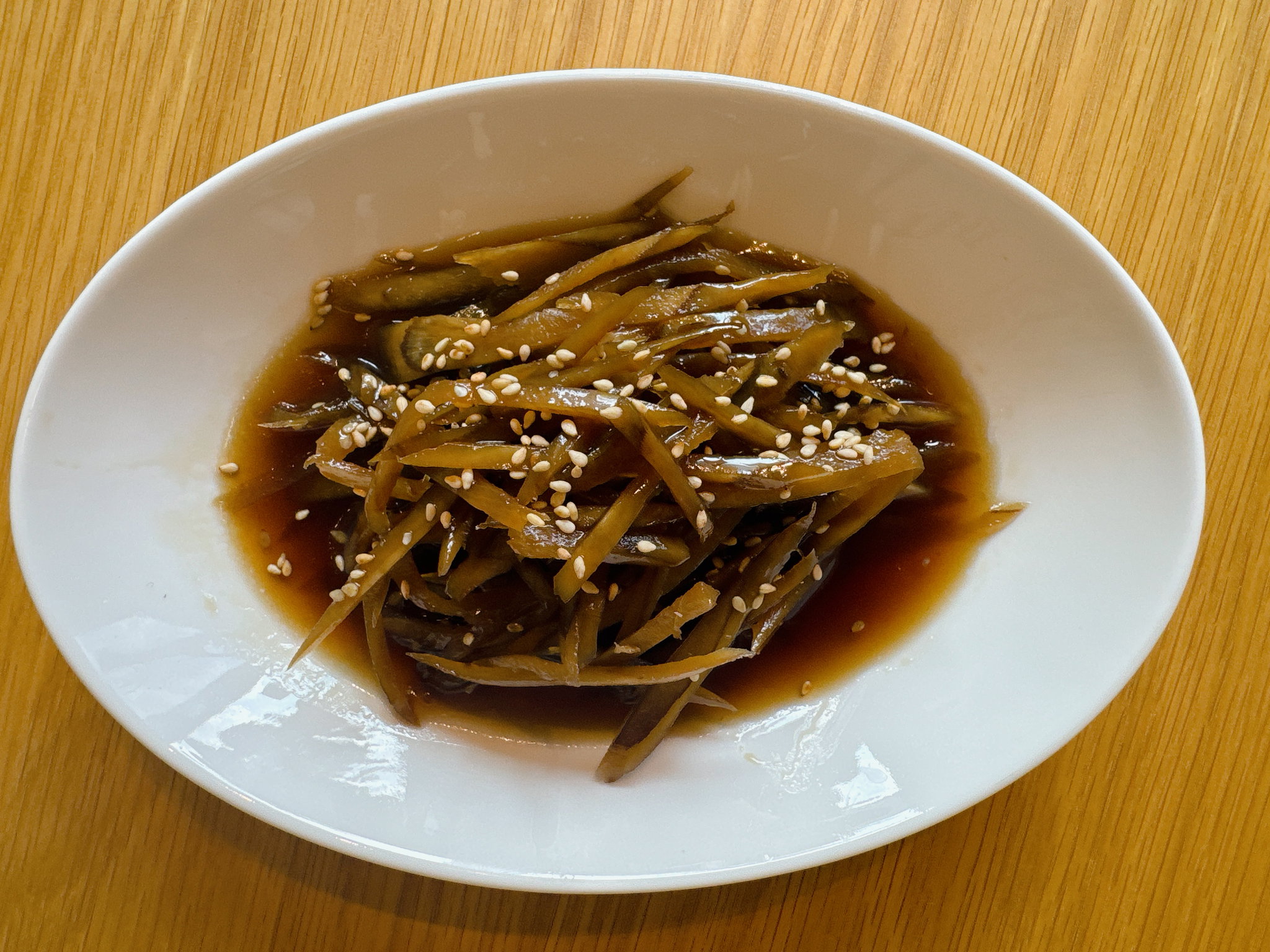 우엉조림 Braised Burdock Root_0