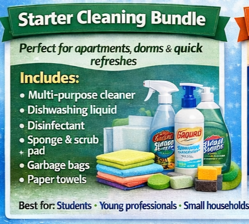 EZ Starter Cleaning Bundle – Medium Size