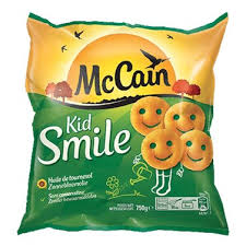 Mccain potato smiles 750g