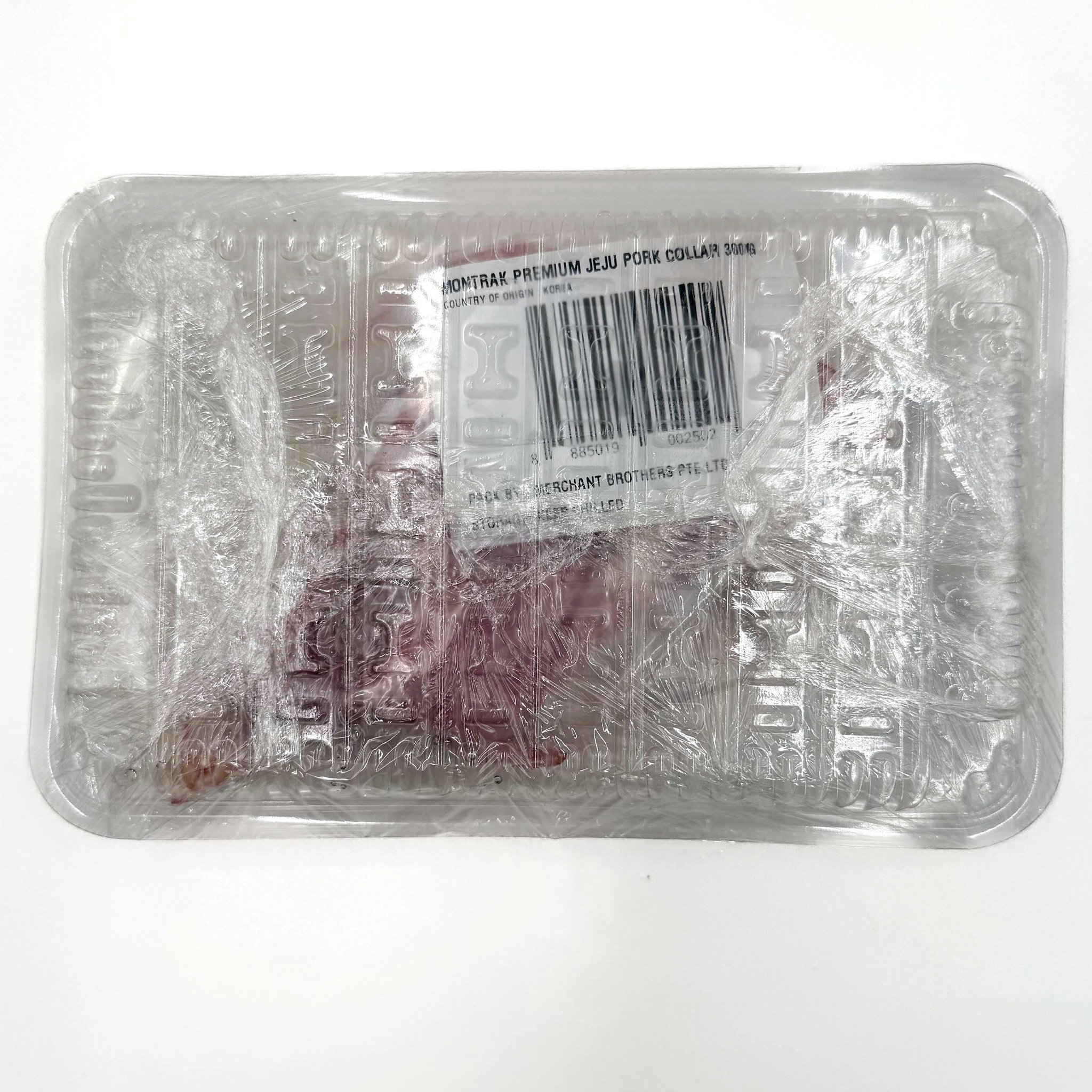 MONTRAK Premium Jeju Pork Collar Frozen - Antibiotic Free 300g_3