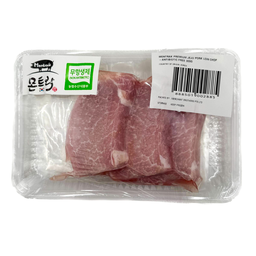 MONTRAK Premium Jeju Pork Loin Chop Frozen - Antibiotic Free 300g