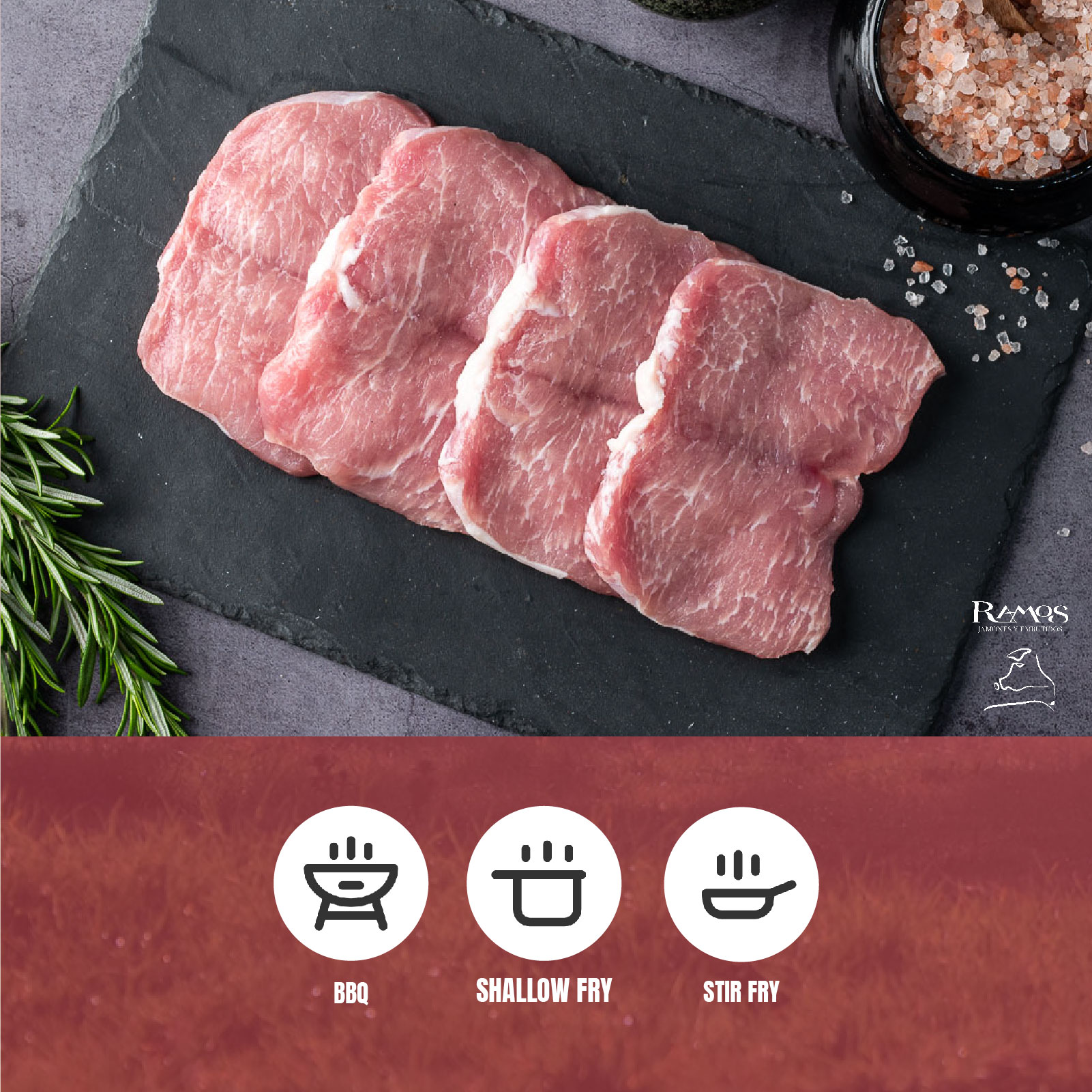 RAMOS Iberian Pork Sliced Loin 220g_3